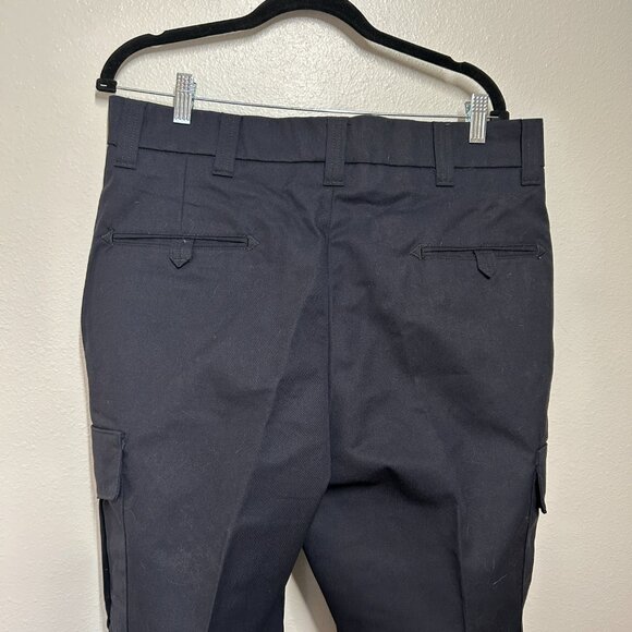 VF IMAGEWEAR COOL FLEX CARGO PANTS MENS NAVY BLUE SIZE 36R  37U  NWT - Picture 5 of 6